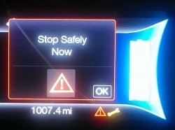 ford focus ev stop safely now