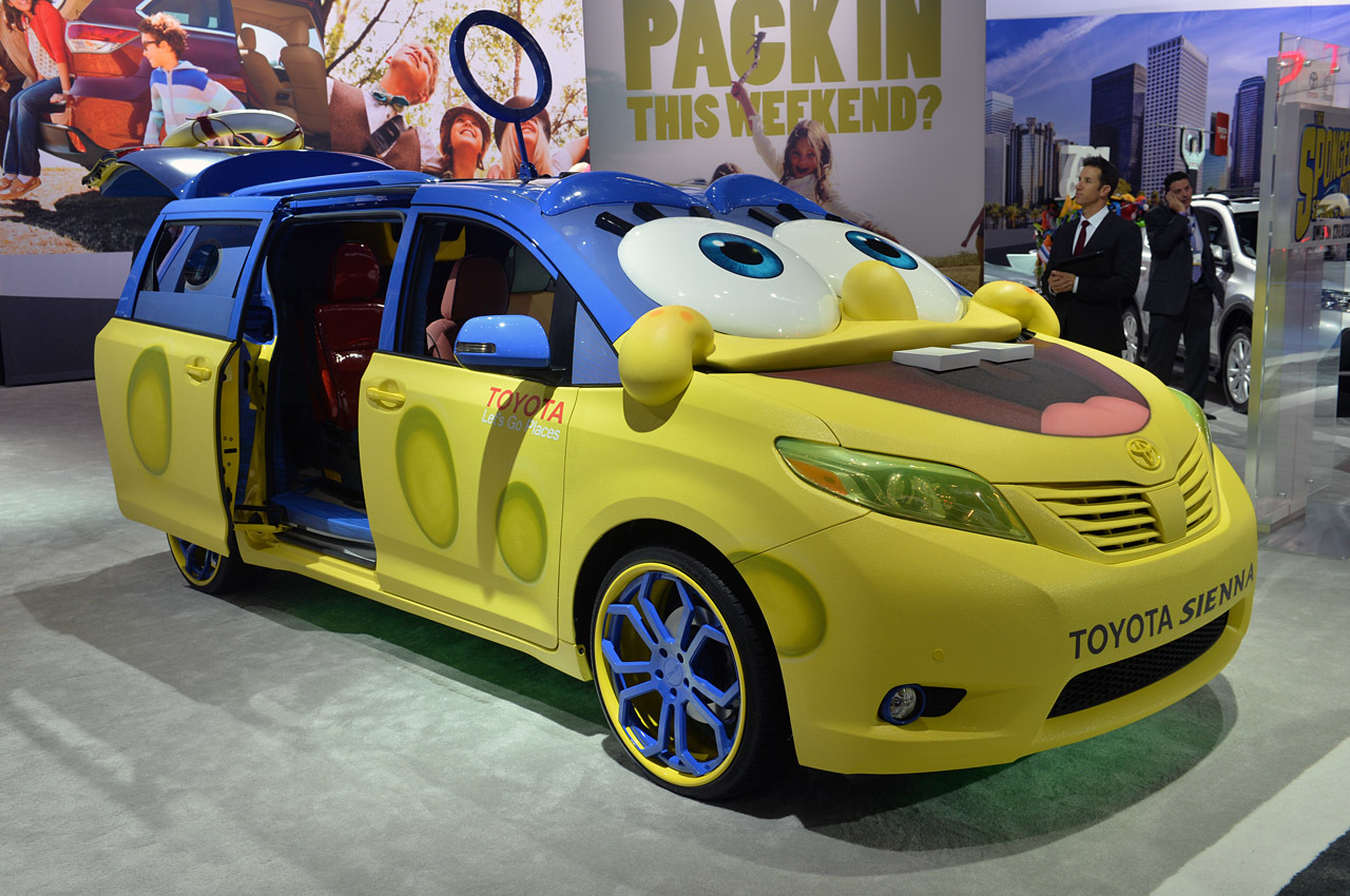 2015 Toyota Sienna goes overboard to promote a SpongeBob movie Autoblog