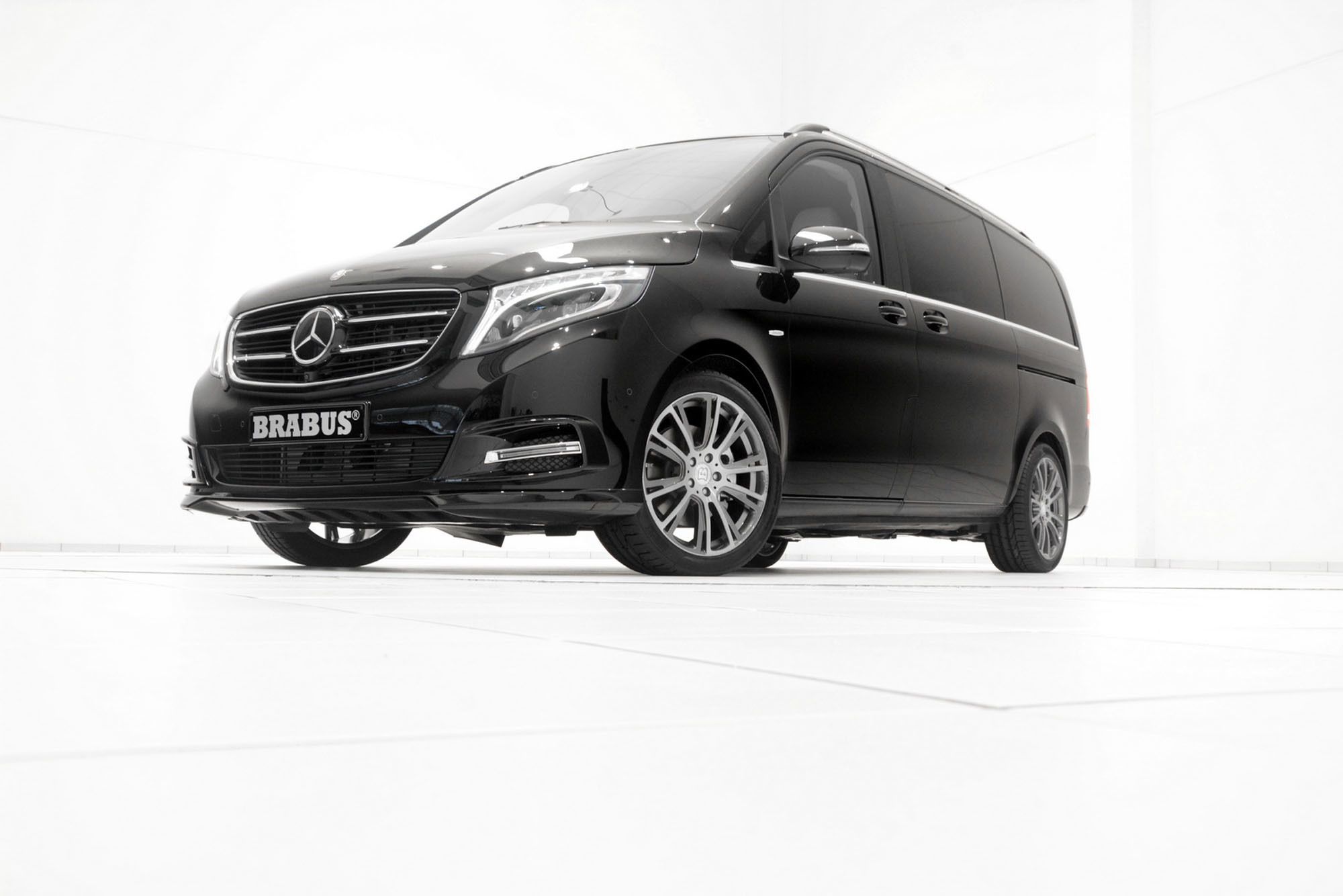 Pictures Mercedes-Benz Brabus W447, V-class Minivan Black auto
