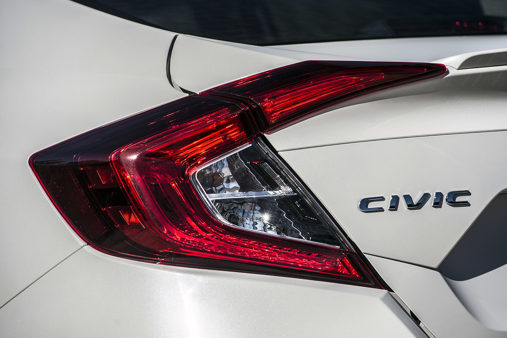 Honda Civic taillight and badge