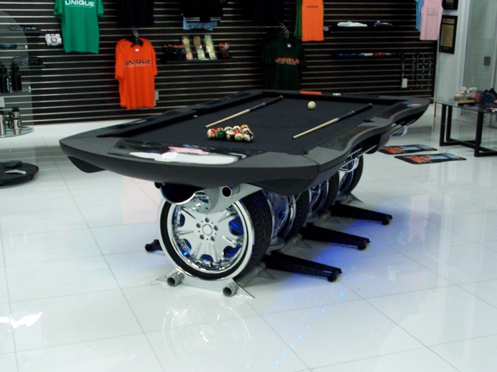 custom car pool tables