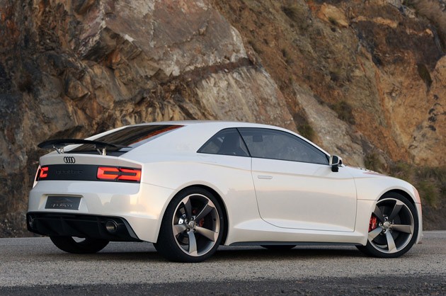 Audi Quattro Concept rear 3/4 view
