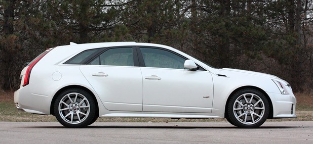 2011 Cadillac CTS-V Sport Wagon side view