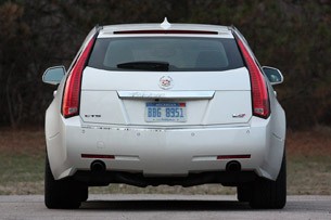 2011 Cadillac CTS-V Sport Wagon rear view