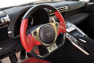 2012 Lexus LFA steering wheel