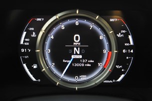 2012 Lexus LFA gauges