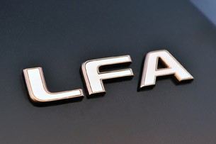 2012 Lexus LFA badge