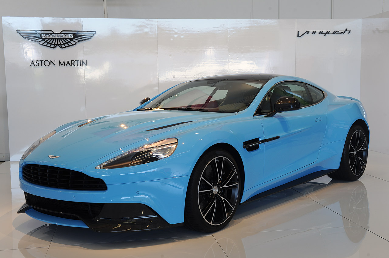 Mansory Aston Martin Vantage V8 is baby blue in China