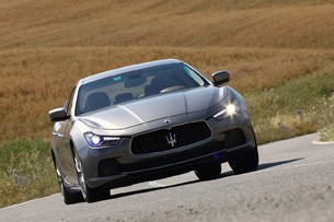 2014 Maserati Ghibli driving