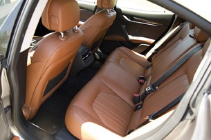2014 Maserati Ghibli rear seats