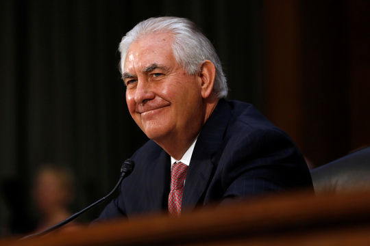 Senate confirms Rex Tillerson as secretary of state