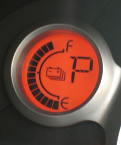 Mitsubishi i MiEV fuel gauge