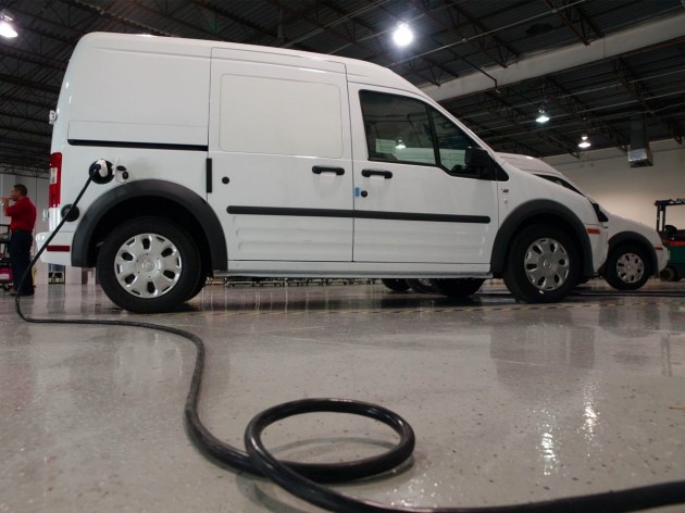 ford transit connect electric van