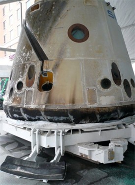 Space X Dragon capsule