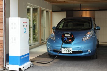 Nissan Leaf to house system