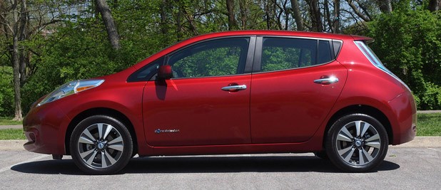 2013 Nissan Leaf side view