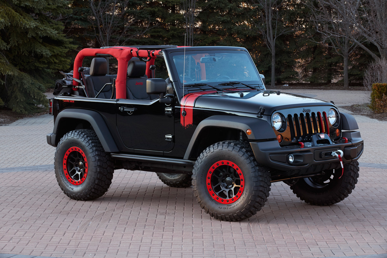 Jeep Wrangler Level Red Concept Photo Gallery