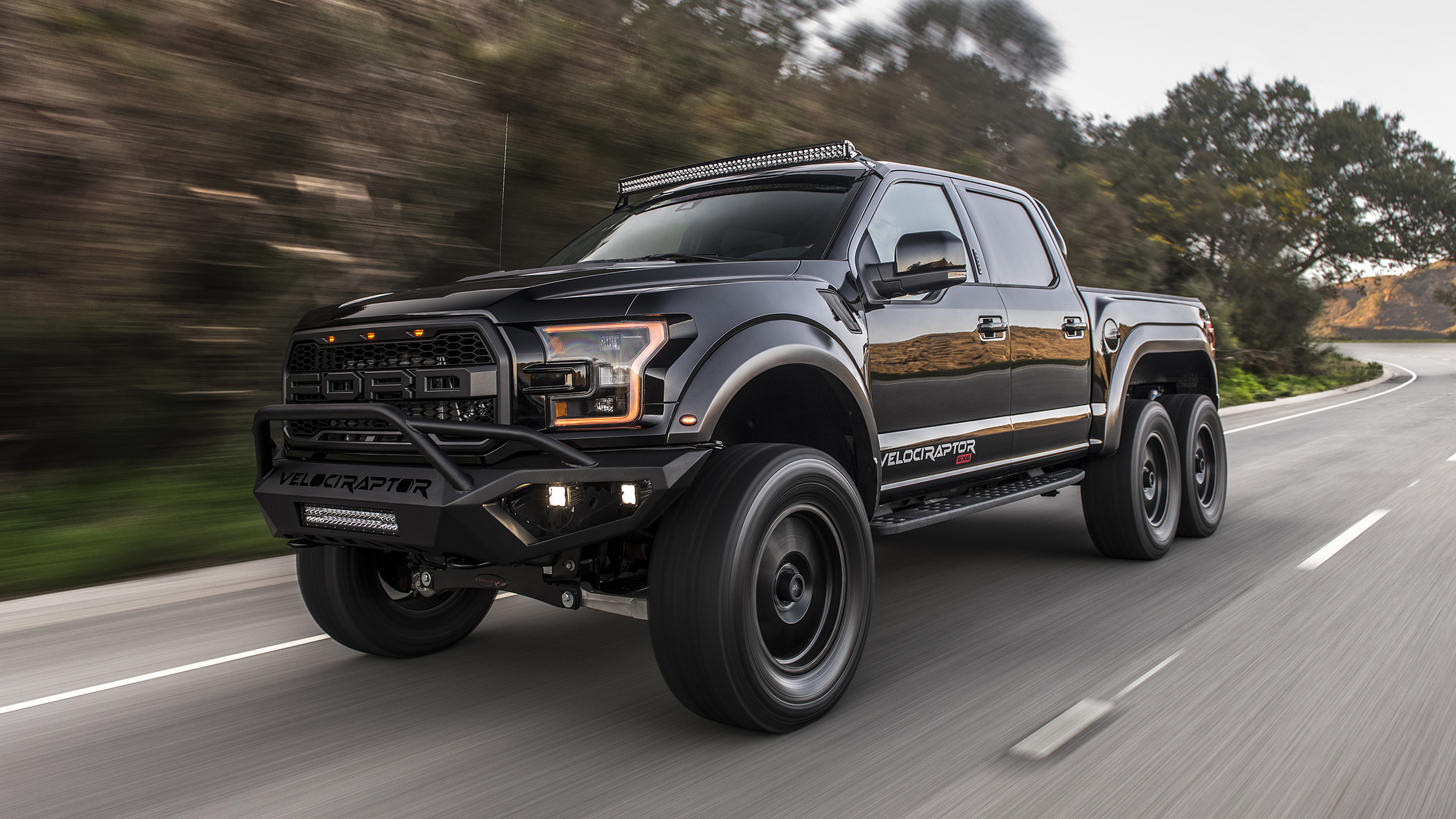 Hennessey VelociRaptor 6x6 modified Ford F-150 road test review - Autoblog