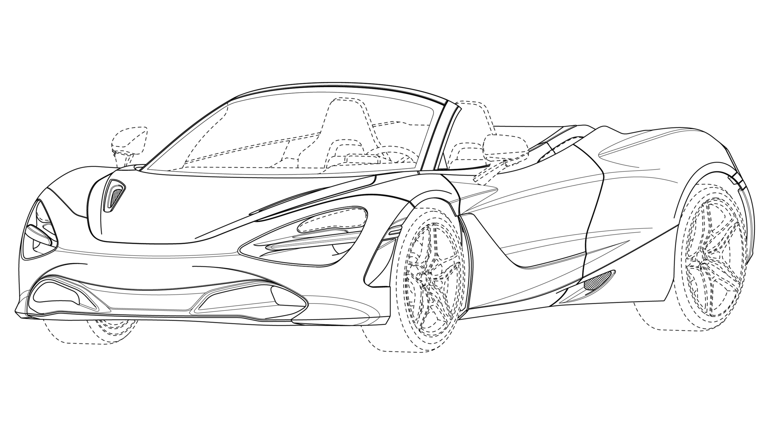 McLaren 720s drawing Luca M