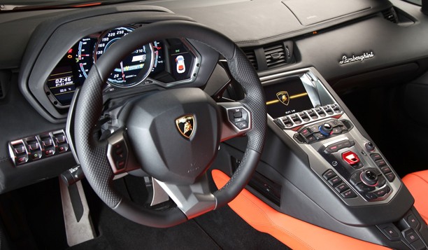 Watch This: Lamborghini Aventador's dash, nav shows MMI roots - Autoblog