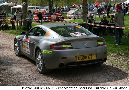 Aston Martin Rally GT at the Lyon-Charbonnieres Rally 2006