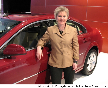 Saturn General manager Jill Lajdziak