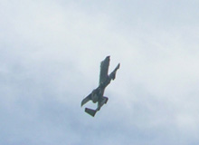 A-10 flyover