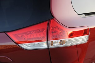 2011 Toyota Sienna taillight