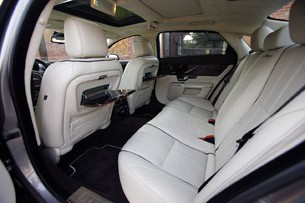2011 Jaguar XJL rear seats