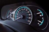2011 Toyota Sienna gauges