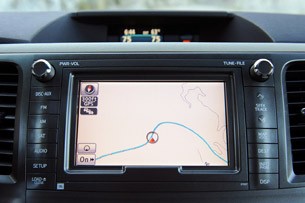 2011 Toyota Sienna navigation map