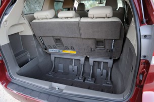 2011 Toyota Sienna cargo area