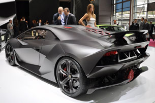 Lamborghini Sesto Elemento Concept, rear view