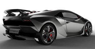 Lamborghini Sesto Elemento, rear view