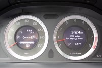 2011 Volvo S60 gauges
