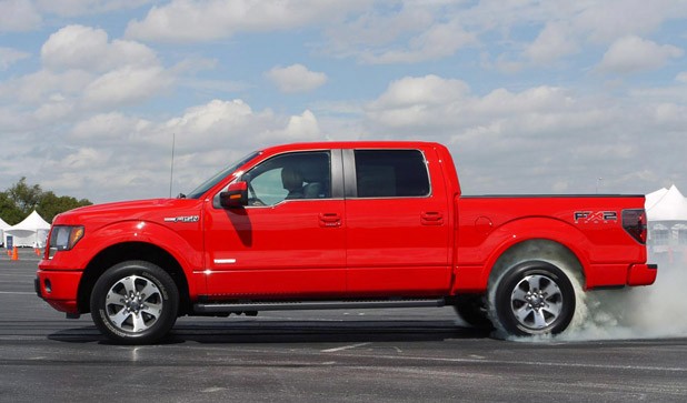 2011 Ford F-150 side view
