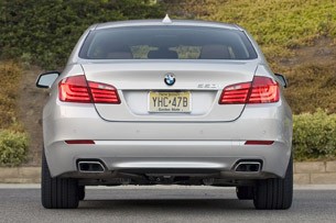 2011 BMW 550i rear view