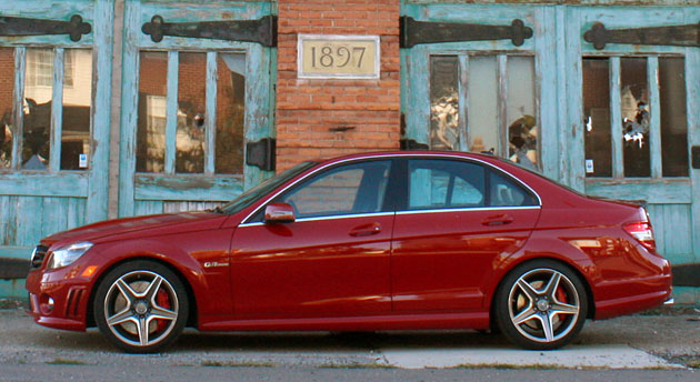 2010 Mercedes-Benz C63 AMG P31 Development Package, side view