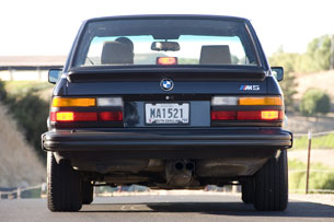 1988 BMW M5, rear