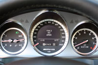 2010 Mercedes-Benz C63 AMG w/P31 Development Package, gauges