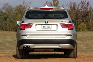 2011 BMW X3 rear view