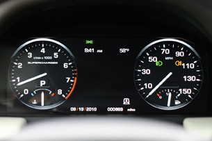 2011 Land Rover Range Rover Supercharged gauges
