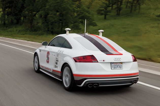 Audi TT autonomous Pikes Peak vehicle