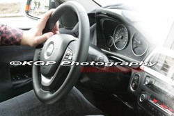BMW 3 Series interior spy shot