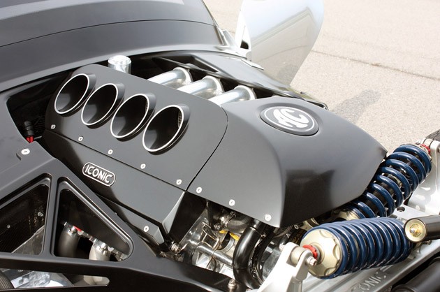 2012 Iconic AC Roadster engine