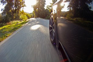 2011 Bugatti Veyron Super Sport driving