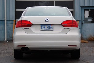2011 Volkswagen Jetta rear view