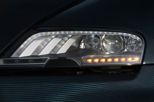 2011 Bugatti Veyron Super Sport headlight