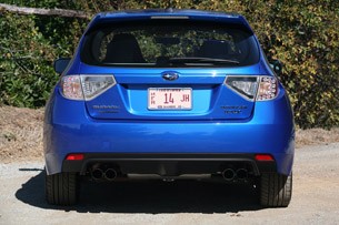 2011 Subaru Impreza WRX rear view