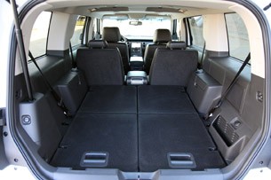 2011 Ford Flex Titanium rear cargo area